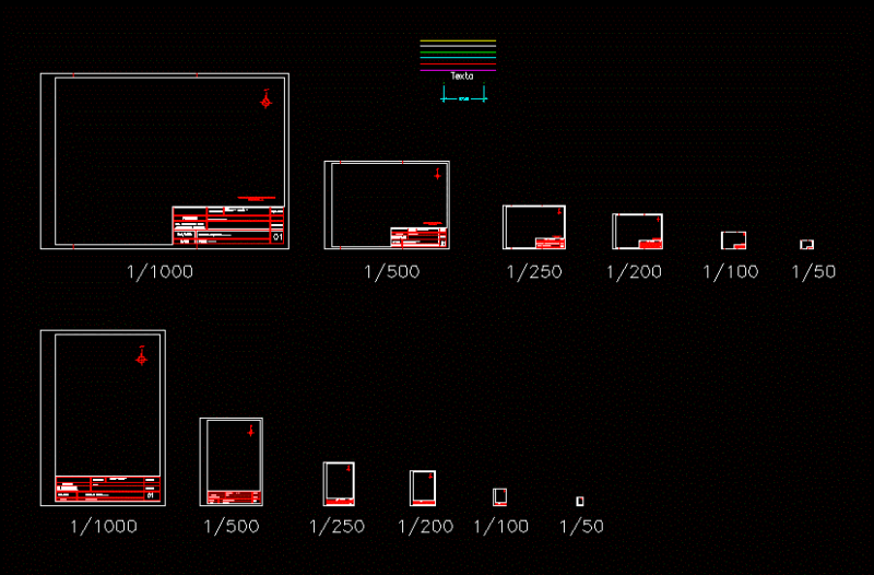 Formats And Nibs DWG Block for AutoCAD