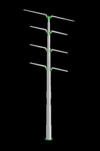 Frustum Post 3D DWG Model for AutoCAD