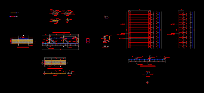 Gangway To Metal Buildings DWG Detail for AutoCAD