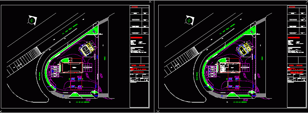 gas station dwg plan for autocad • designs cad