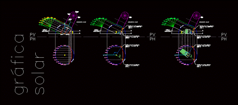 Graphic Monterrey Solar DWG Block for AutoCAD
