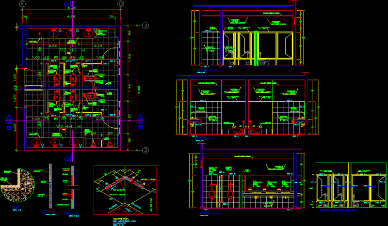 Grooming Services DWG Detail for AutoCAD