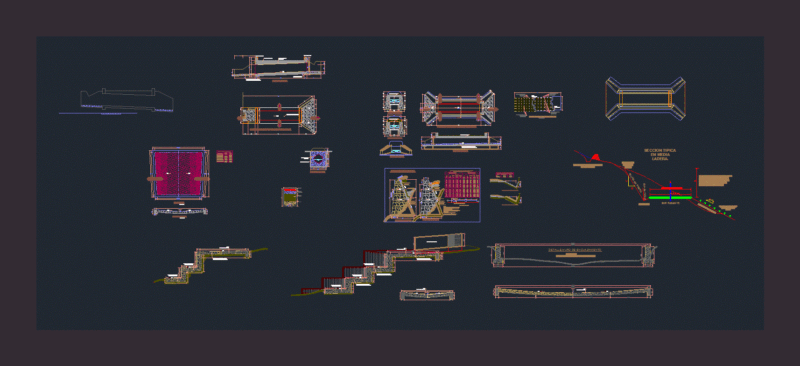 Gutter DWG Detail for AutoCAD