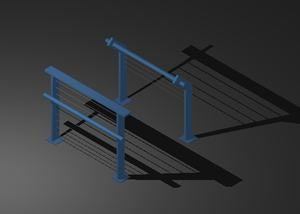 Handrails 3D DWG Model for AutoCAD
