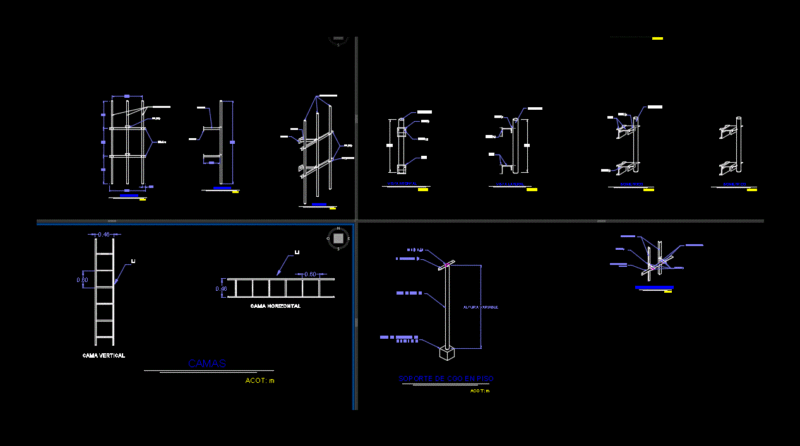 Hardware Antennas Telecommunications DWG Detail for AutoCAD