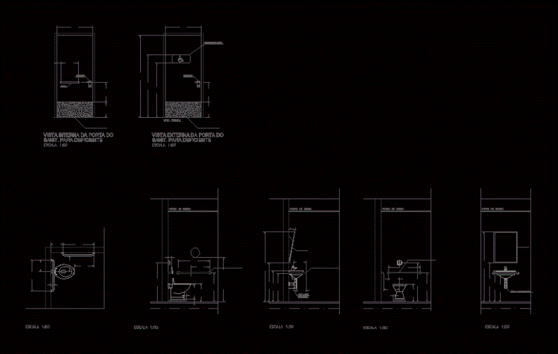 Health – Disabled DWG Block for AutoCAD