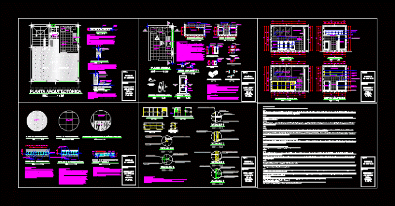 Health – Kitchen DWG Section for AutoCAD