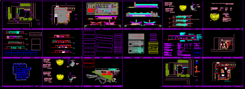 Health Center DWG Block for AutoCAD