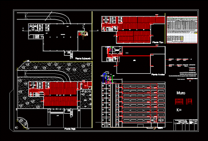 Heating Project DWG Full Project for AutoCAD