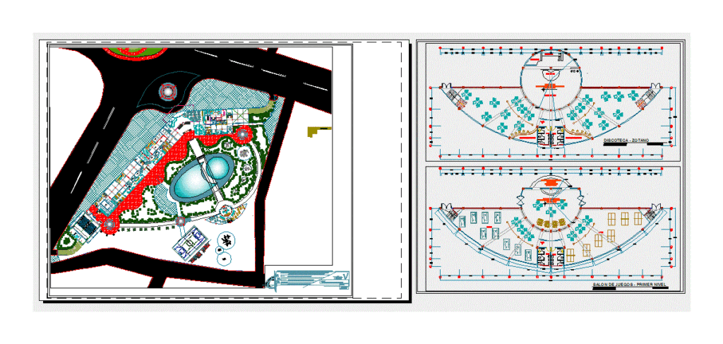 Hotel Tourist Hotel Tourist DWG Block for AutoCAD