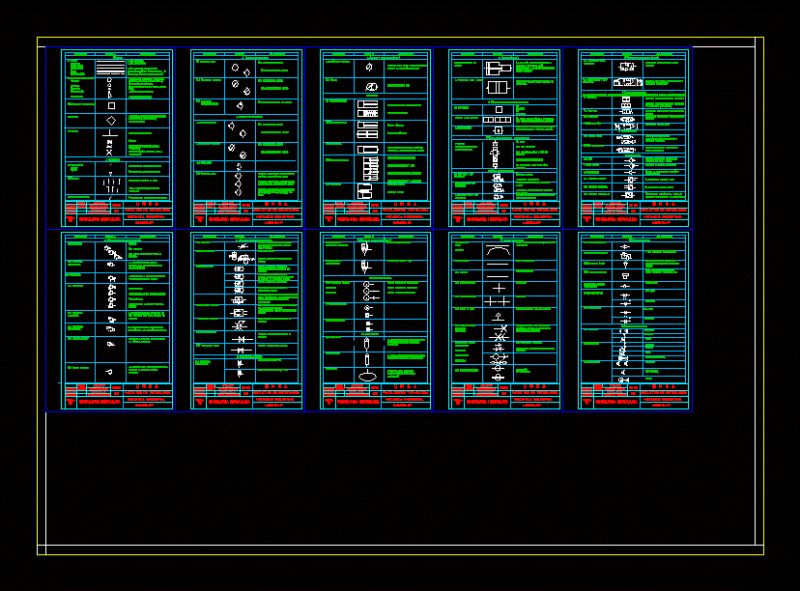 Hydraulic Simbologia DWG Block for AutoCAD