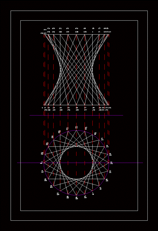 Hyperboloid Of Revolution DWG Block for AutoCAD
