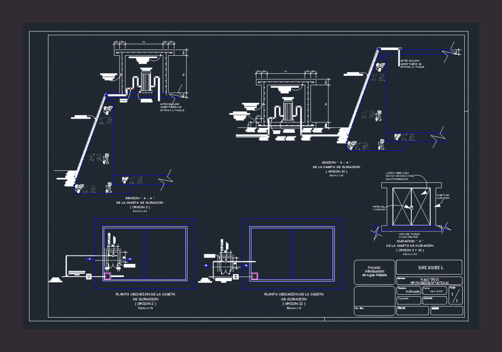 Hypochlorinator Pills DWG Detail for AutoCAD