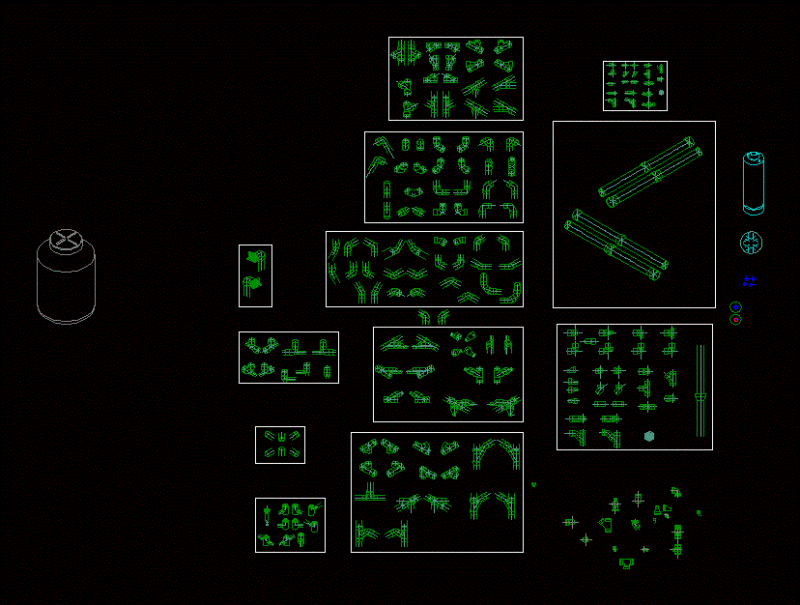 Insatalacion Health Isometric DWG Detail for AutoCAD