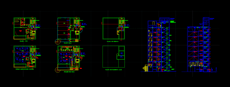 Installation Fire DWG Block for AutoCAD