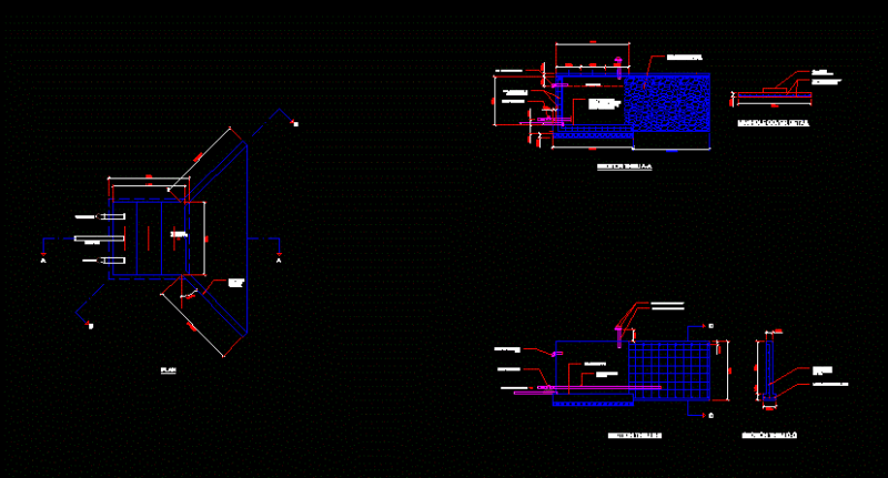 Intake Box DWG Block for AutoCAD