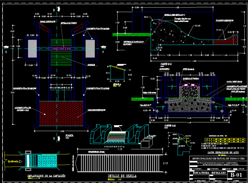 Intake DWG Block for AutoCAD
