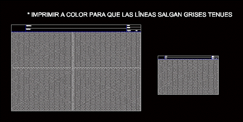 Isometric Paper DWG Block for AutoCAD