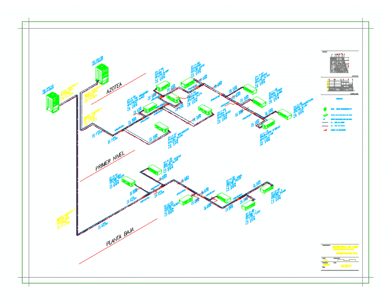 Isometric Pipes DWG Block for AutoCAD