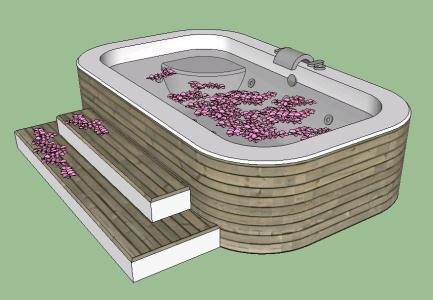 Jacuzzi 3D SKP Model for SketchUp