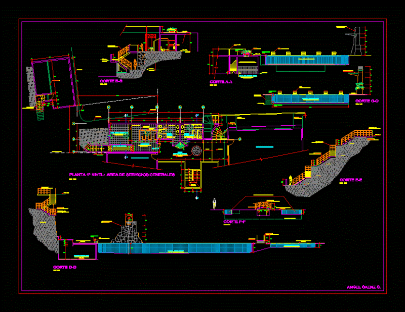 Junior Olympic Pool DWG Detail for AutoCAD