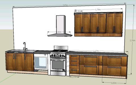 Kitchen 3D SKP Model for SketchUp