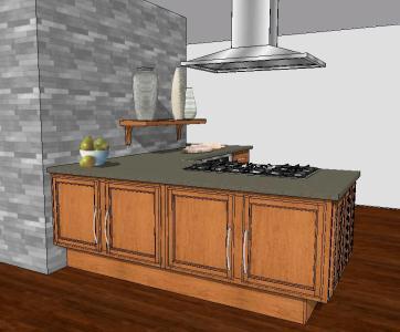 Kitchen 3D SKP Model for SketchUp