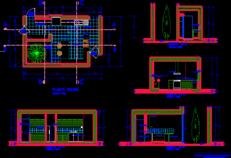 Kitchen – Details DWG Detail for AutoCAD – Designs CAD