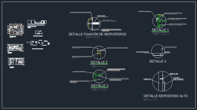 Kitchen Details DWG Section for AutoCAD