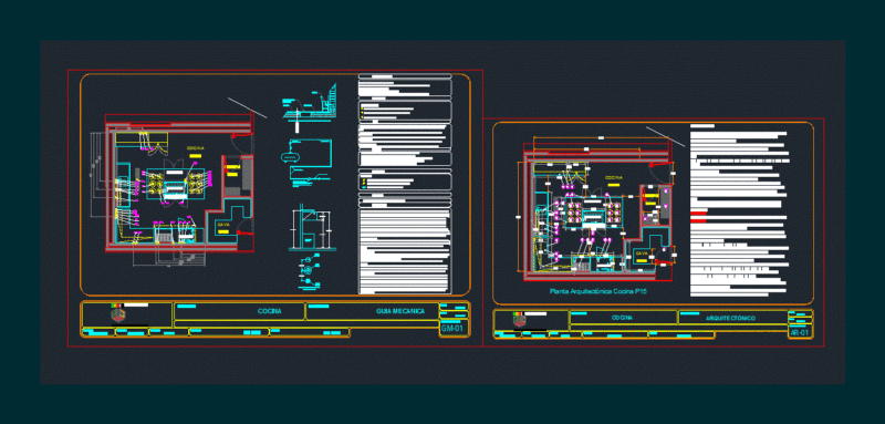 Kitchen DWG Block for AutoCAD