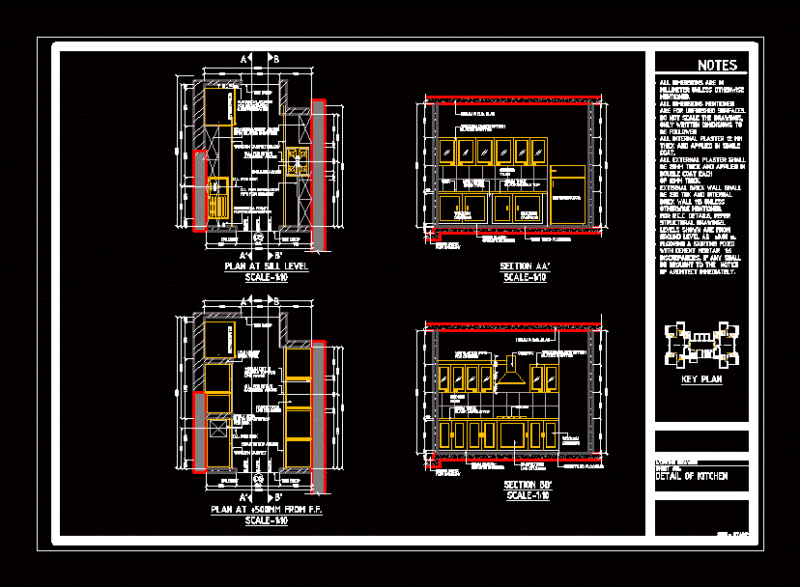Kitchen DWG Block for AutoCAD