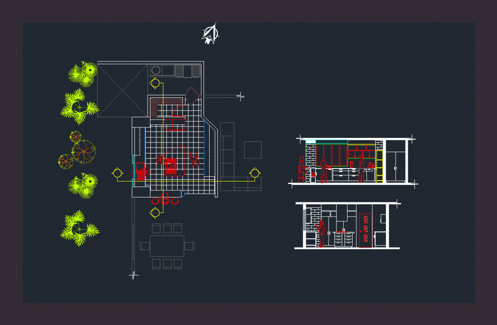 Kitchen DWG Block for AutoCAD