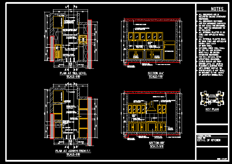 Kitchen DWG Detail for AutoCAD • DesignsCAD