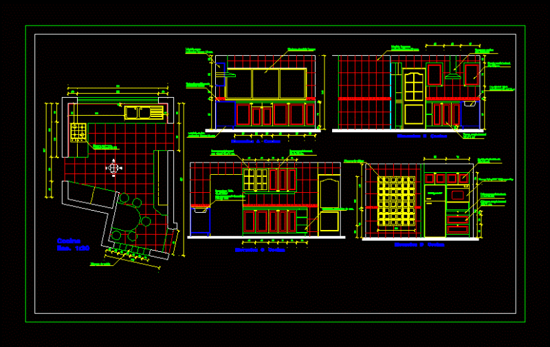 Kitchen DWG Detail for AutoCAD