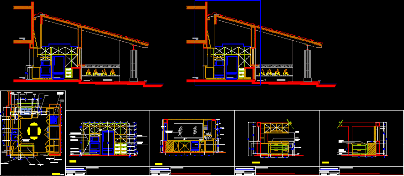 Kitchen DWG Section for AutoCAD