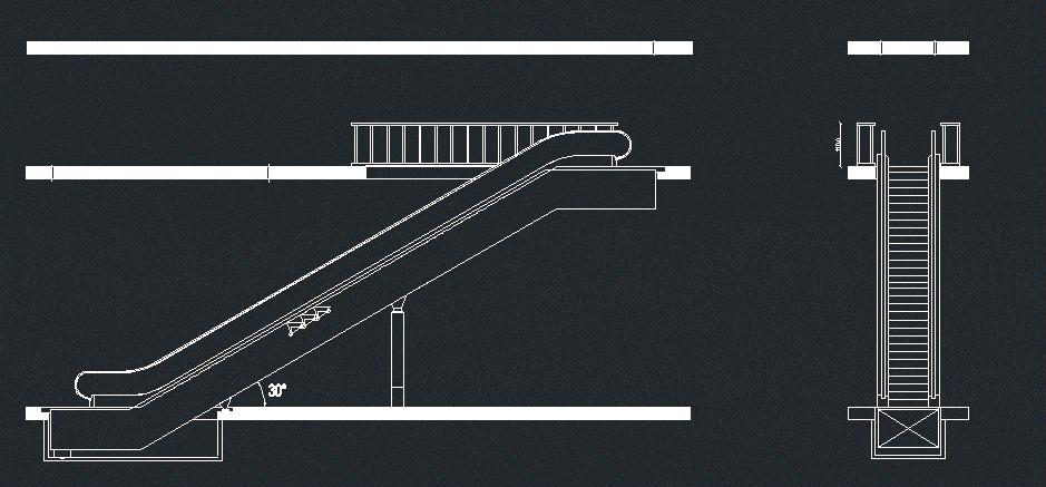 Escalator CAD Drawings