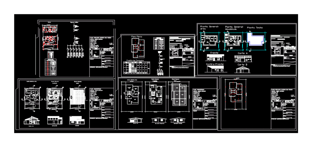 Label DWG Plan for AutoCAD