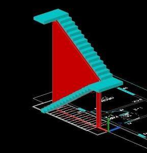 Ladder 3D DWG Model for AutoCAD