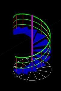 Ladder 3D DWG Model for AutoCAD