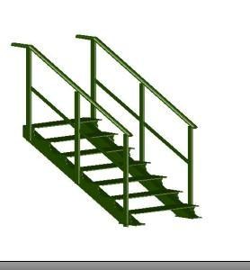 Ladder 3D DWG Model for AutoCAD