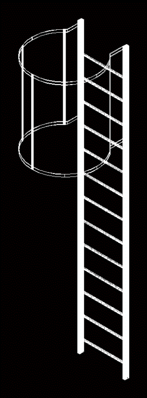 Ladder Jack DWG Block for AutoCAD