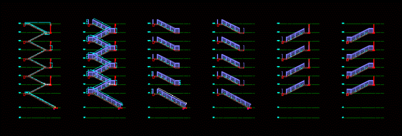 Ladder Of Service Service DWG Block for AutoCAD
