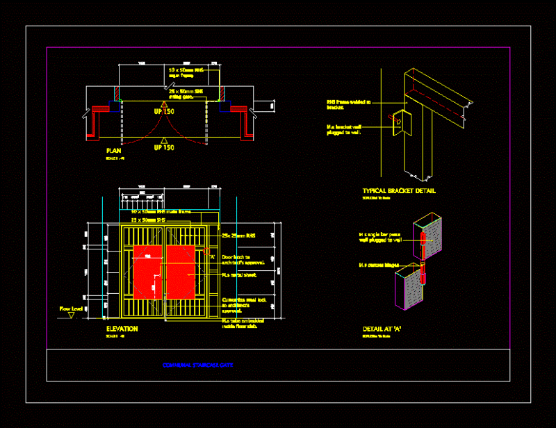 Ladder Truck Door DWG Detail for AutoCAD