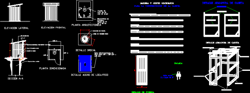 Latrine DWG Plan for AutoCAD