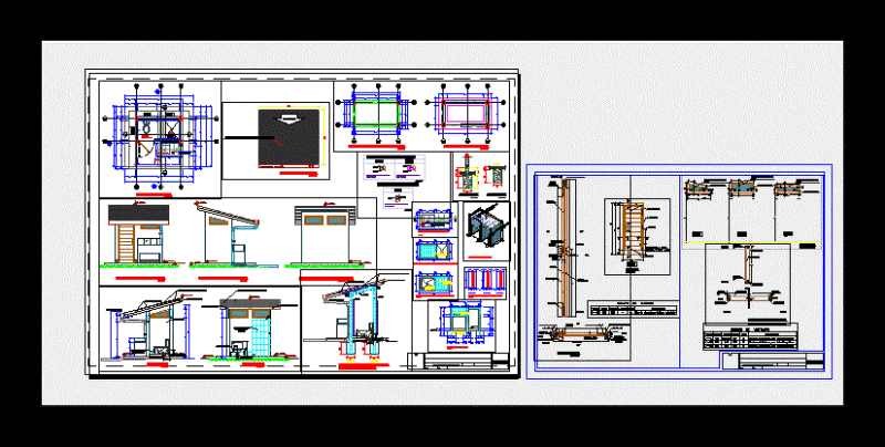 Latrine Module DWG Section for AutoCAD