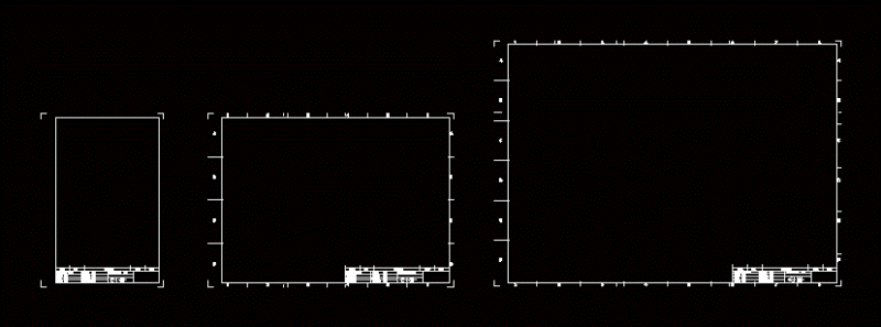 Layout A2 A3 A4 DWG Block for AutoCAD