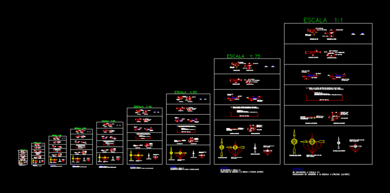 Levels DWG Block for AutoCAD