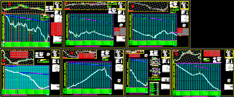 Line Conduction Drinking Water DWG Plan for AutoCAD
