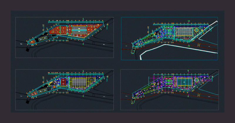 Local Pool DWG Plan for AutoCAD