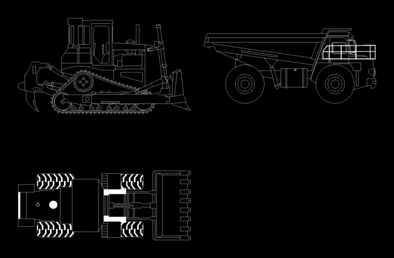 Machinery 2D DWG Plan for AutoCAD